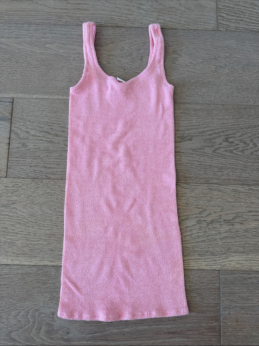 MC2 Saint Barth Pink Knit Midi Tank Dress